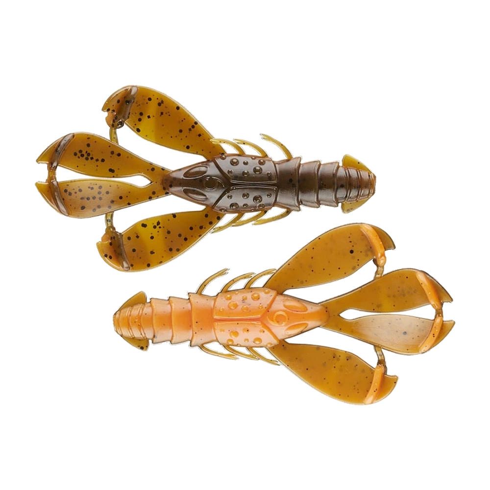 6th Sense Congo Craw 3,8 pouces, écrevisse souple à quatre appendices à bords épais et encoche à hameçon sur le dos