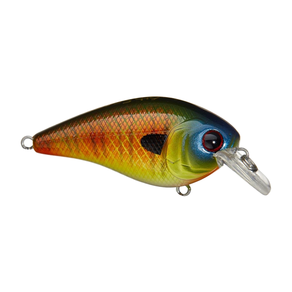 6th Sense Crush Mini 25X, petit crankbait de 5 cm à bavette courte, finition écaillée et deux triples