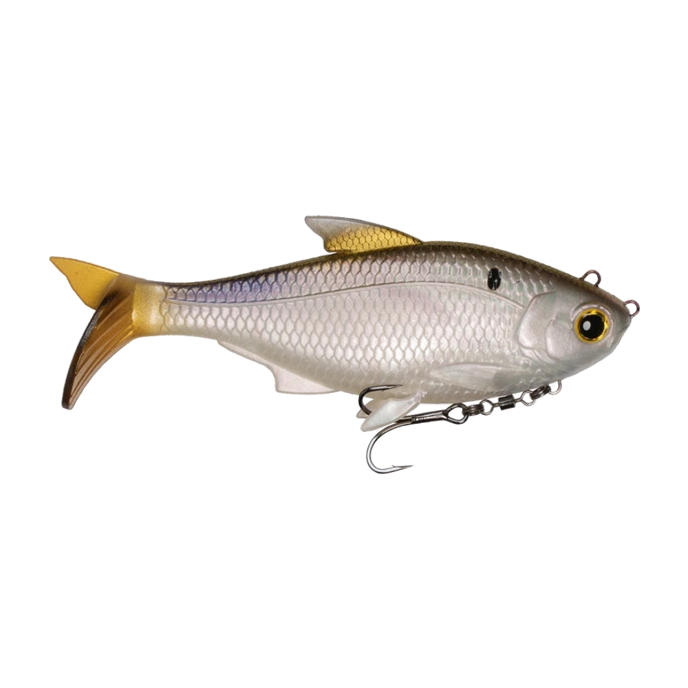 6th Sense Option Swimbait, swimbait souple à corps haut, grands yeux et triple fixé sur le dos