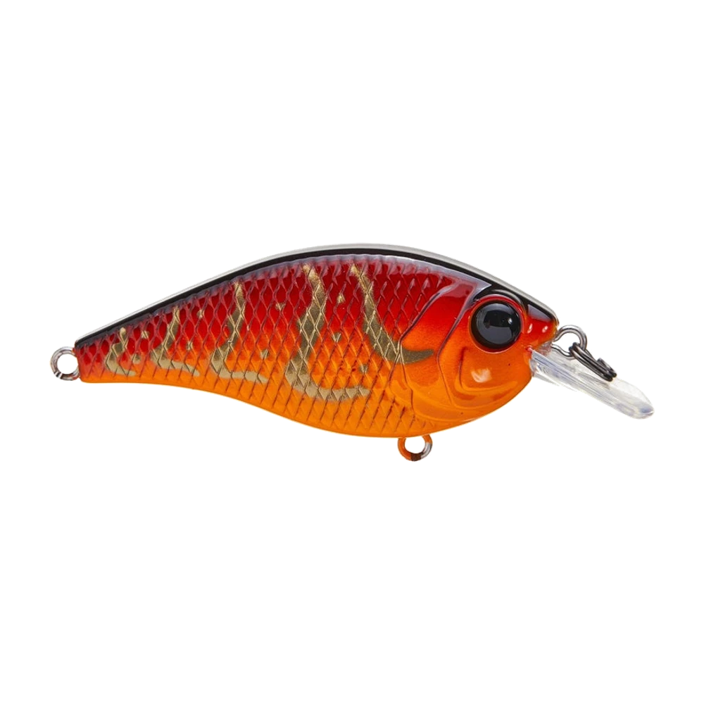 6th Sense PD4 Pressure Series, kleiner Squarebill-Crankbait mit flachen Flanken, eckiger Tauchschaufel, gravierten Schuppen und 3D-Augen