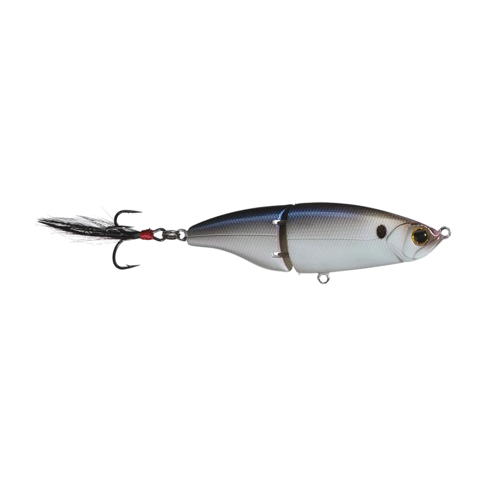 6th Sense Speed Glide 100, a sinking 10 cm glide bait with flat flanks, 3D eyes and raised gill plates, dorsal line tie