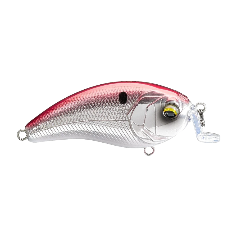 6th Sense Swank 66X vu de profil, crankbait compact à bavette en L, deux triples noir nickel
