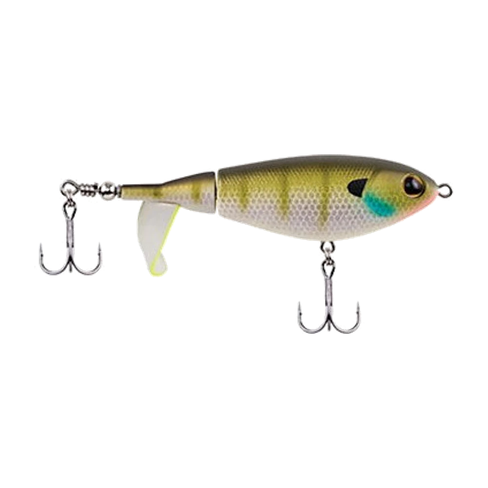 Berkley Choppo 120 coloris Bone, prop bait de surface avec ses deux hélices avant et arrière