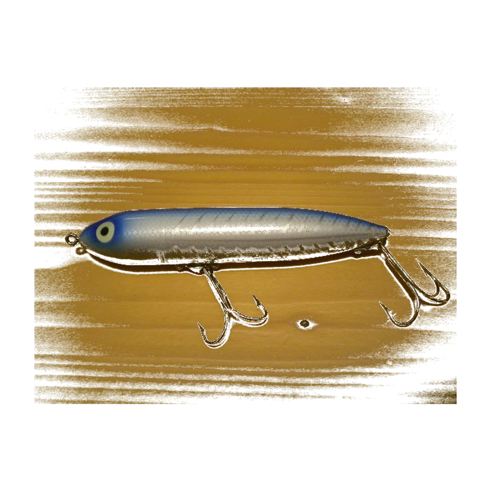 Heddon Super Spook, vue de profil