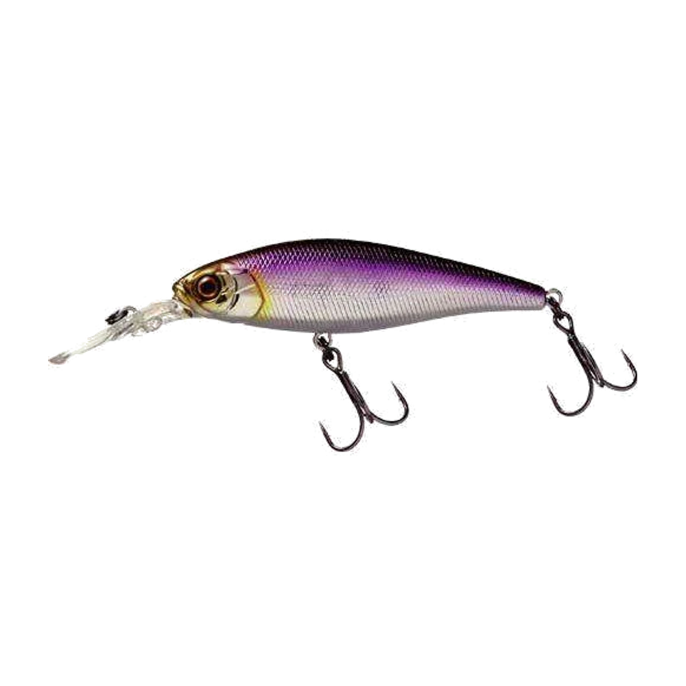 Illex Squad Shad 65 SP soft shad lure in a silver finish with a purple-fade back